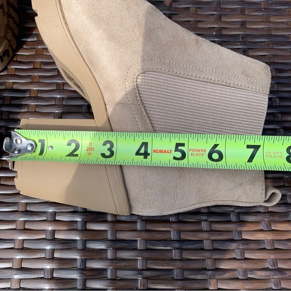 Soda Beige Ankle Booties - Picture 7 of 8